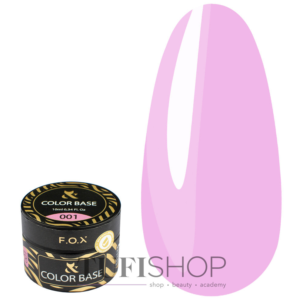 Color base FOX Color Base 001 light lilac 10 ml - kupić Gel polish FOX w  Polsce