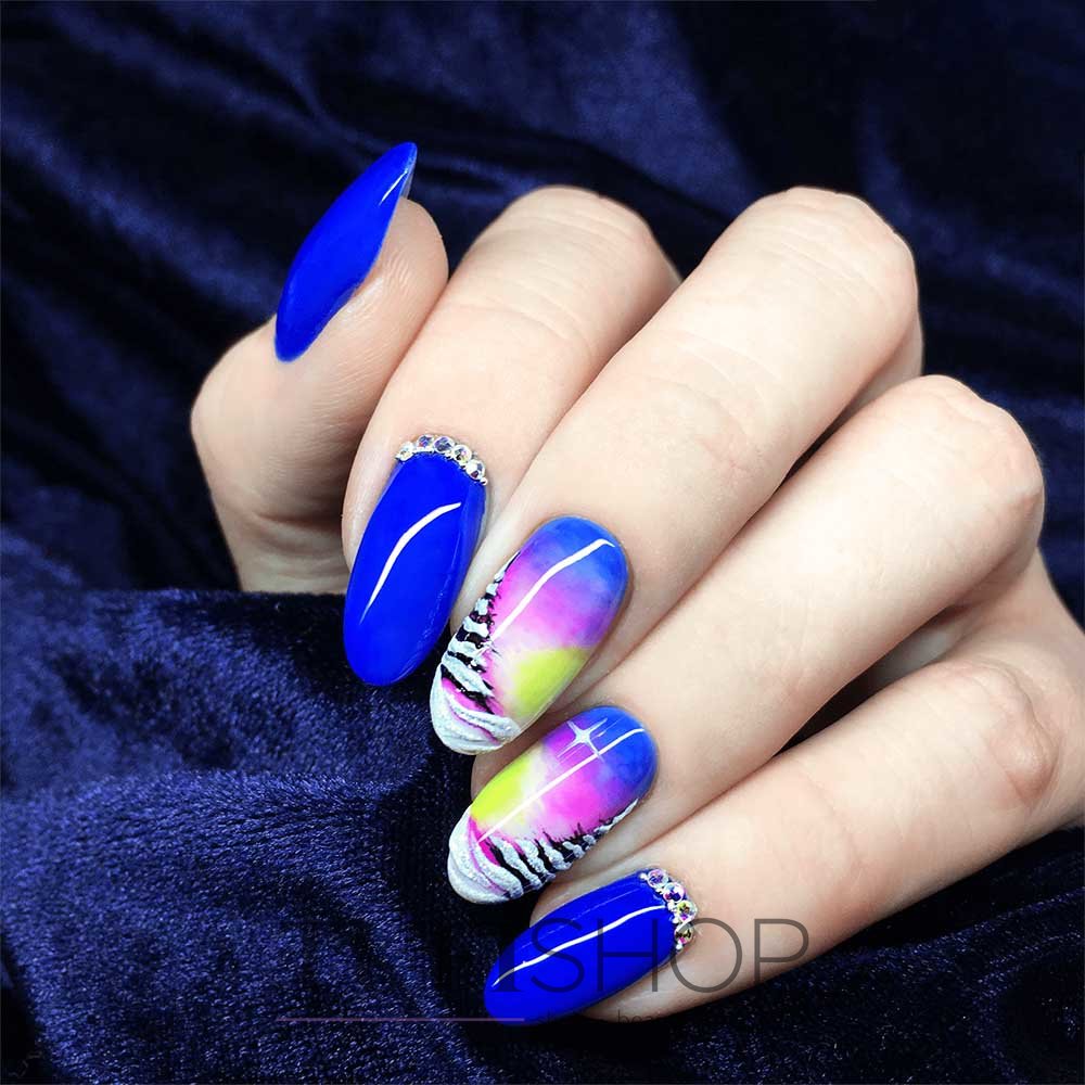 Чёрно-жёлтый маникюр — 73 идеи для воплощения | Nageldesign schlicht, Nageldesign, Fingernägel