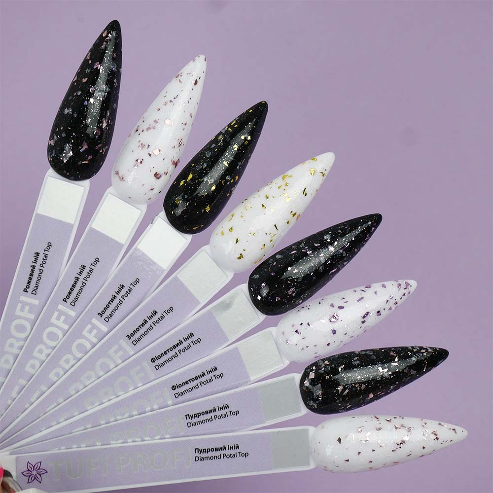 Beispiele für Diamant-Top-Finishes