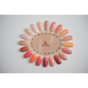 Nagelbasis mit Fasern