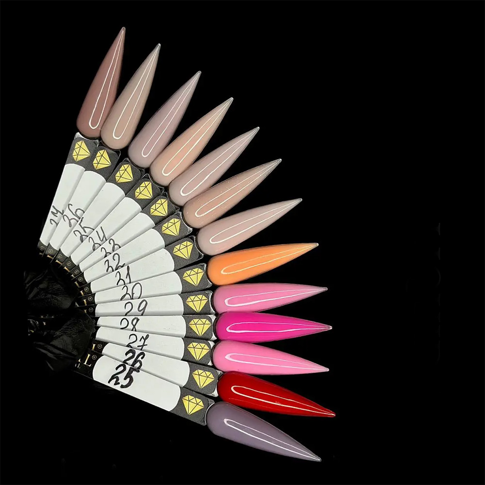 палитра цветных полигелей