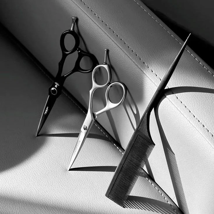 Verschiedene Arten von Haarschneidescheren