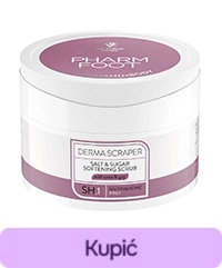 Zmiększający peeling solno-cukrowy PHARM FOOT Derma Scraper 200 g