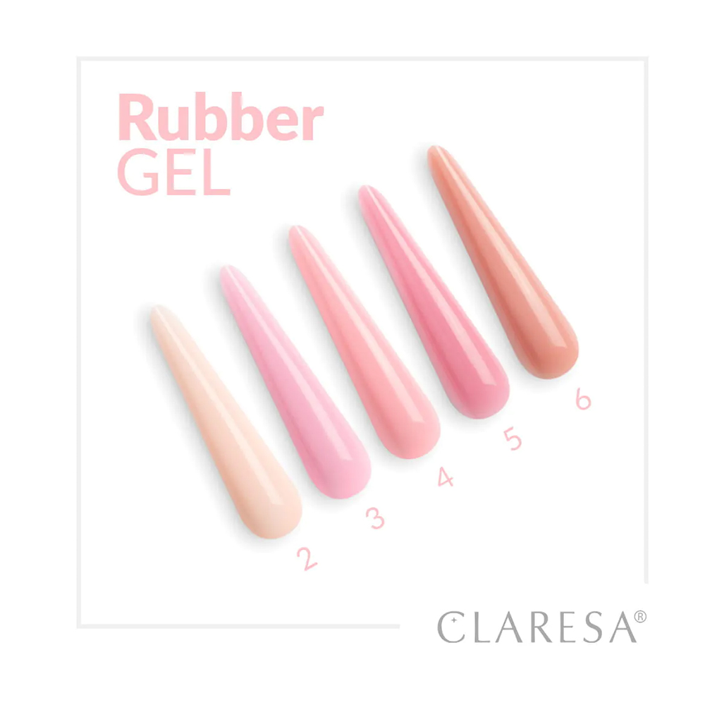 Palette der Rubber-Gele