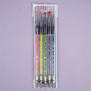 Dual-ended nail brush