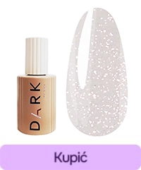 Baza hybrydowa DARK PRO base 61 półprzezroczysty różowo-mleczny z połyskiem 15 ml