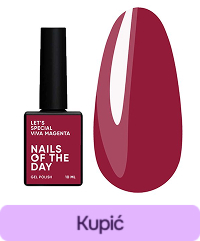 Lakier hybrydowy NAILSOFTHEDAY Let's special viva magenta