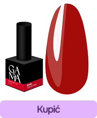 Lakier hybrydowy GA&MA Basic collection №045 czerwony 10 ml