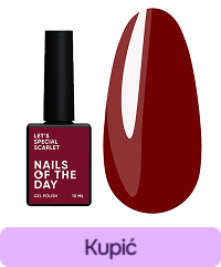 Lakier hybrydowy NAILSOFTHEDAY Let's special scarlet