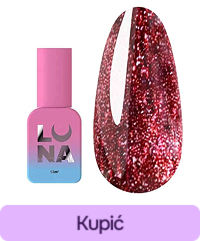 Baza hybrydowa LUNA Lurex № 2 ciemnoczerwona 13 ml