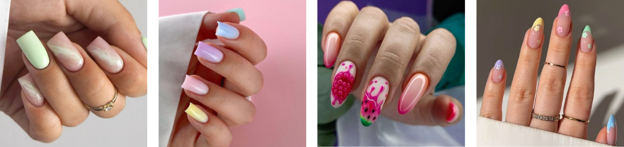 pomysły na letni manicure