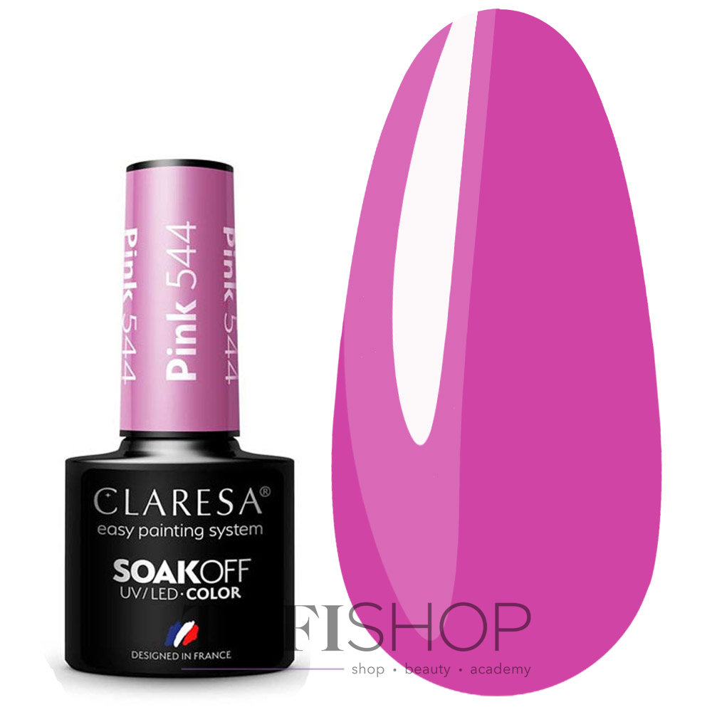 Claresa Gel Polish PINK 544 purplish pink, 5g - kupić Gel polish ...