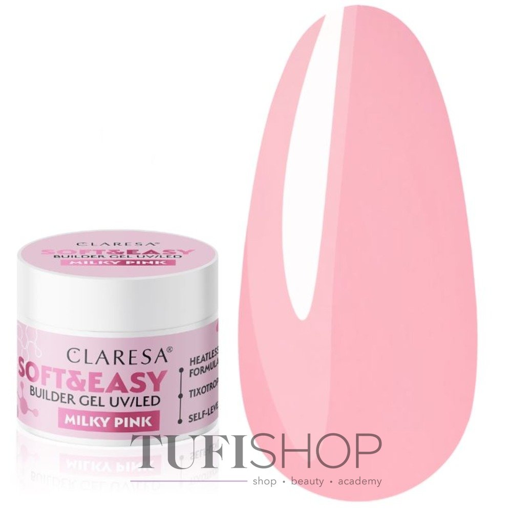 Builder gel Claresa SOFT EASY BUILDER GEL MYLKY PINK 45g kupić Gel